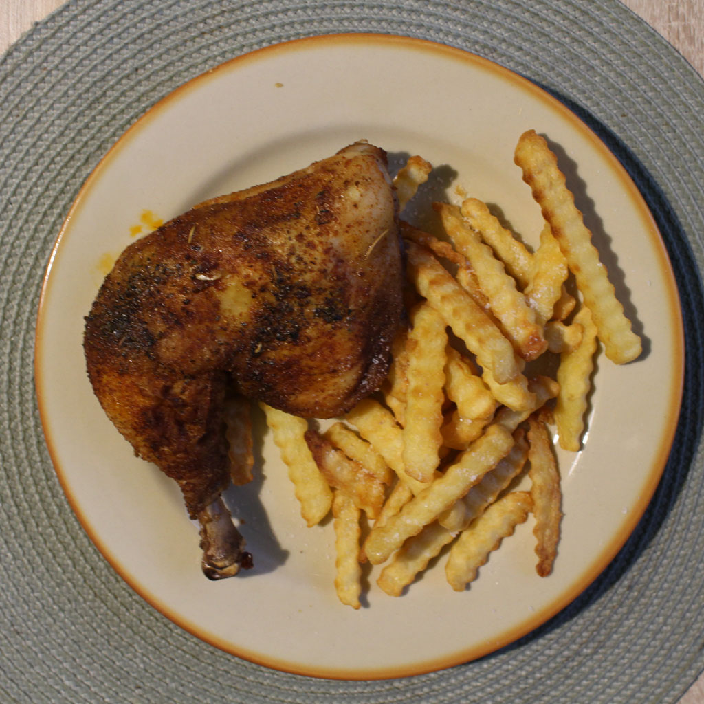  Chicken with fries